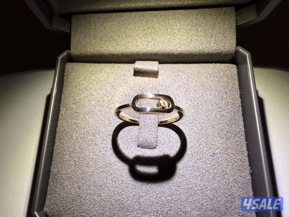 Messika Rose Gold ring & Diamond. خاتم ميسيكا ذهب وردي مرصع بالألماس4