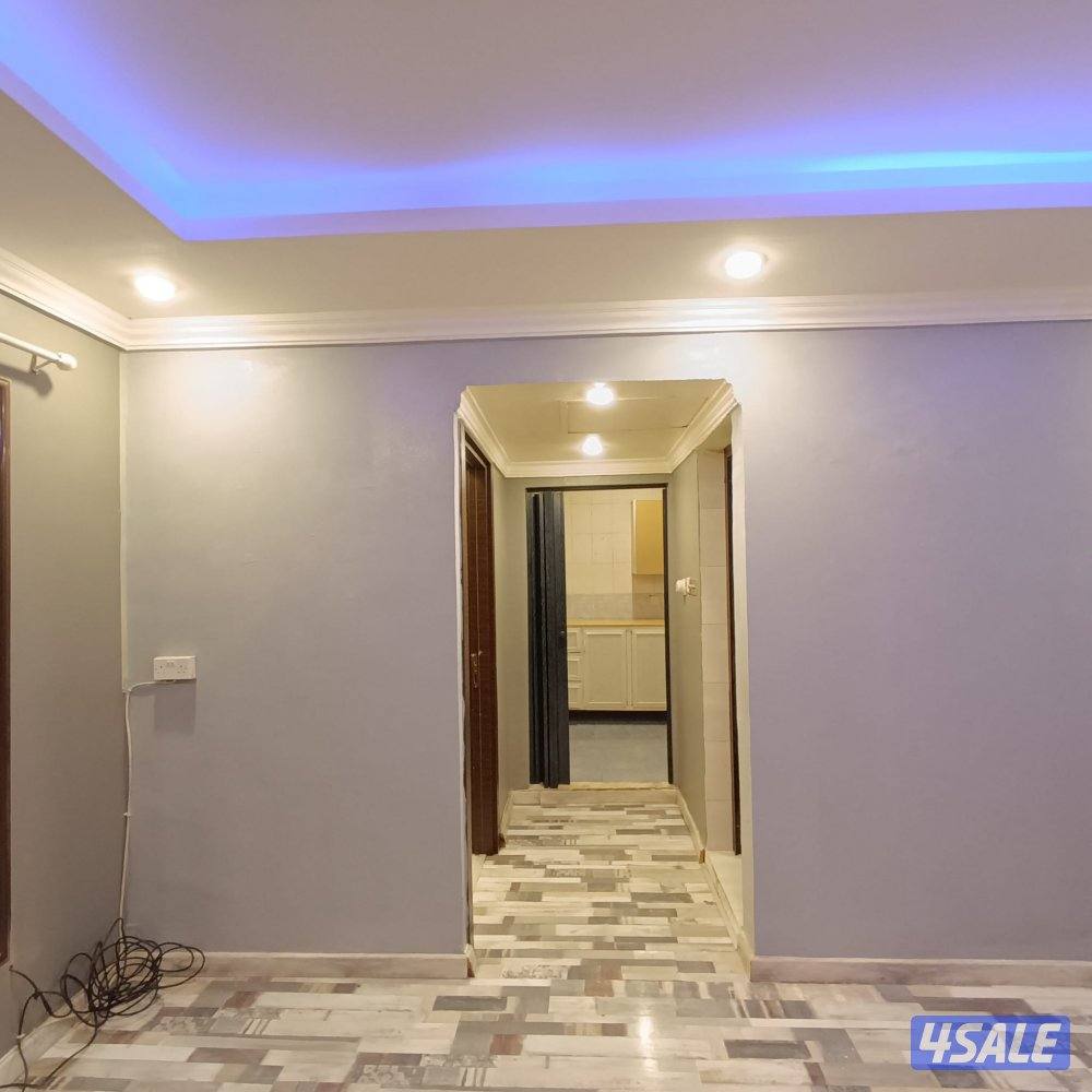 شقةغرفةصالةتشطيب جديد حمام مطبخ كويتين فقط تكيف سنترال مصافط متوفرة2