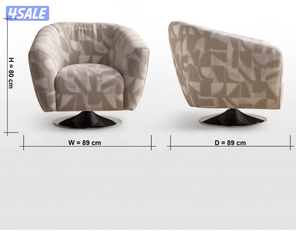 كرسي فاخر من هوم سنتر - استخدام شهر واحد فقط كديكور3