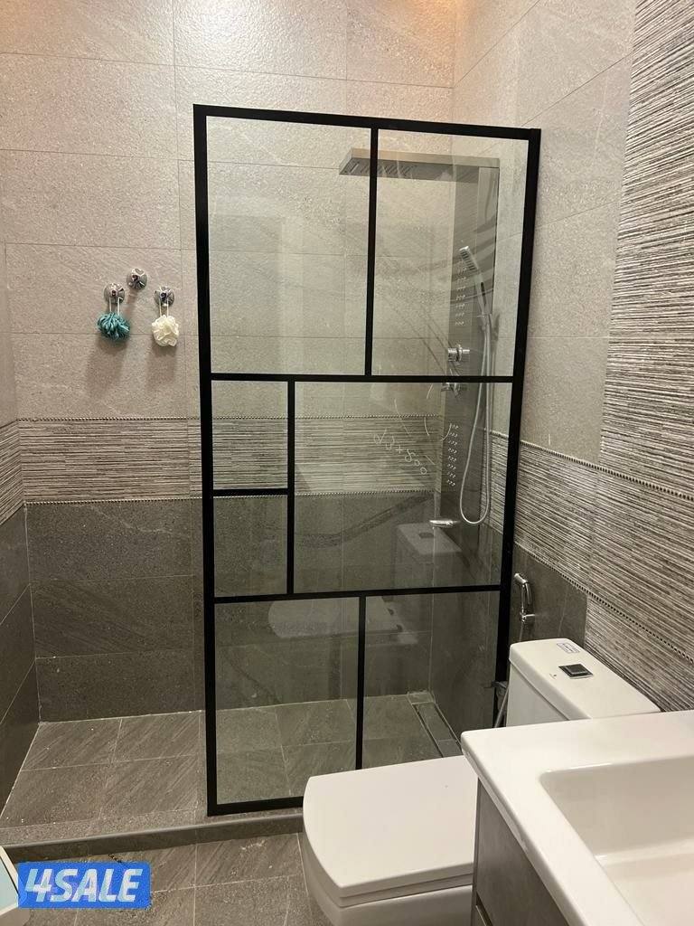 Kuwait Glass Door portion shower box mirror glass3