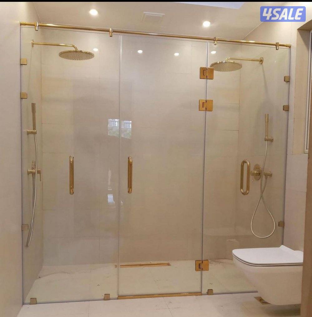 Kuwait Glass Door portion shower box mirror glass8
