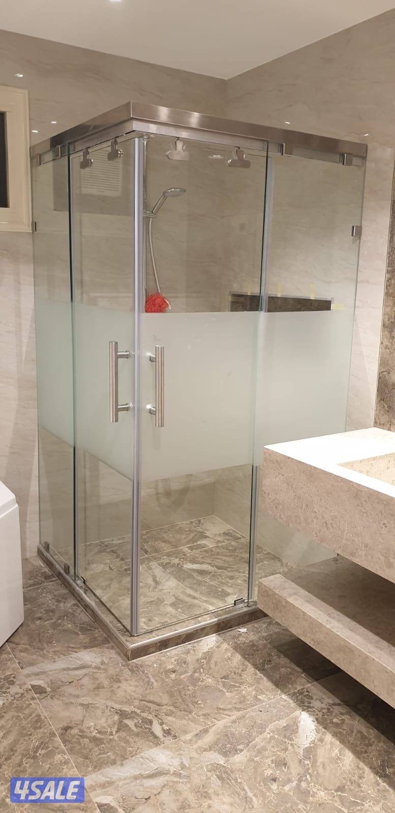 Kuwait Glass Door portion shower box mirror glass9