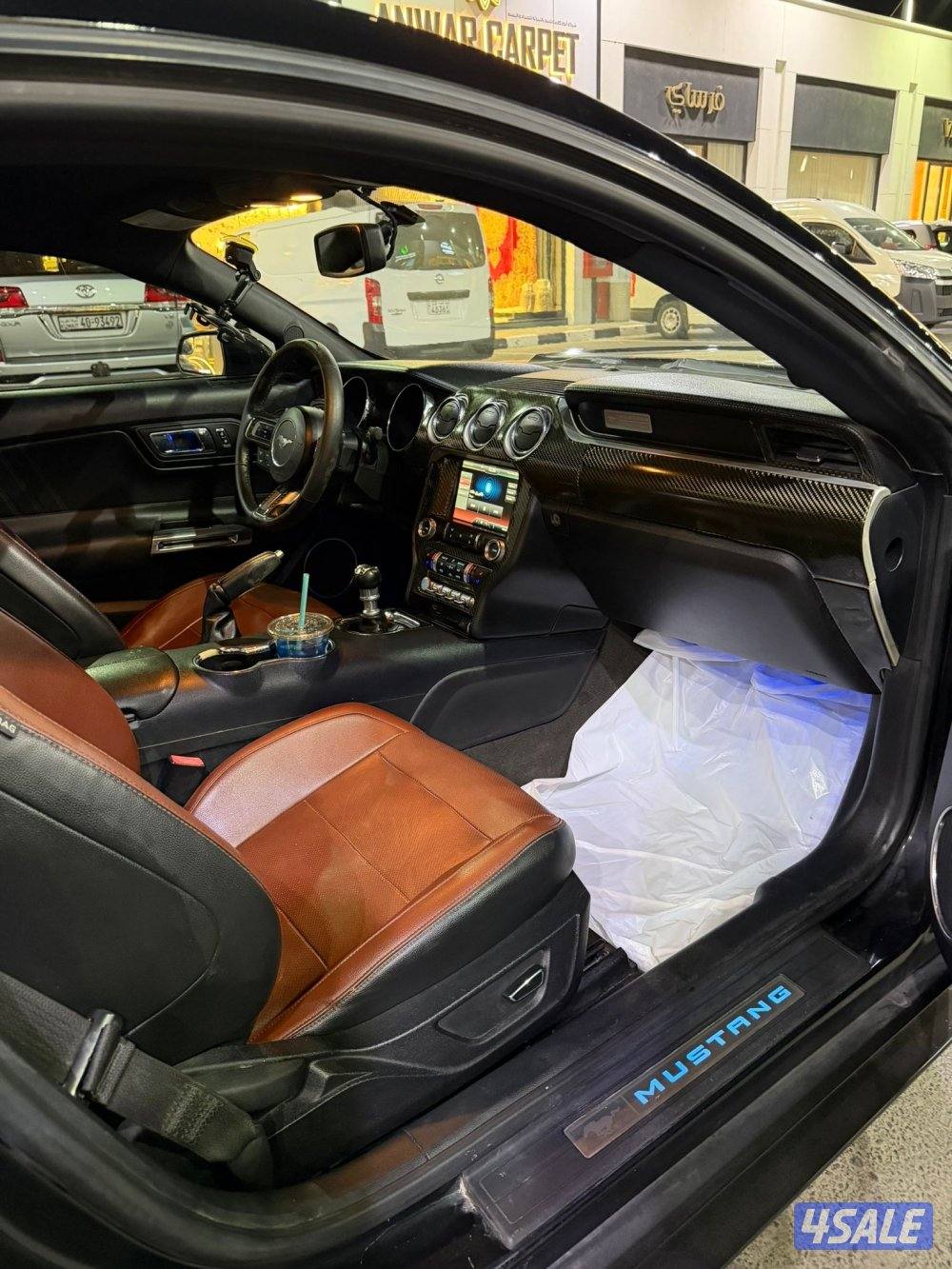 للبيع موستنق 5.0 قير عادي اعلى مواصفات بريميوم بحالة الوكالة شرط الفحص6