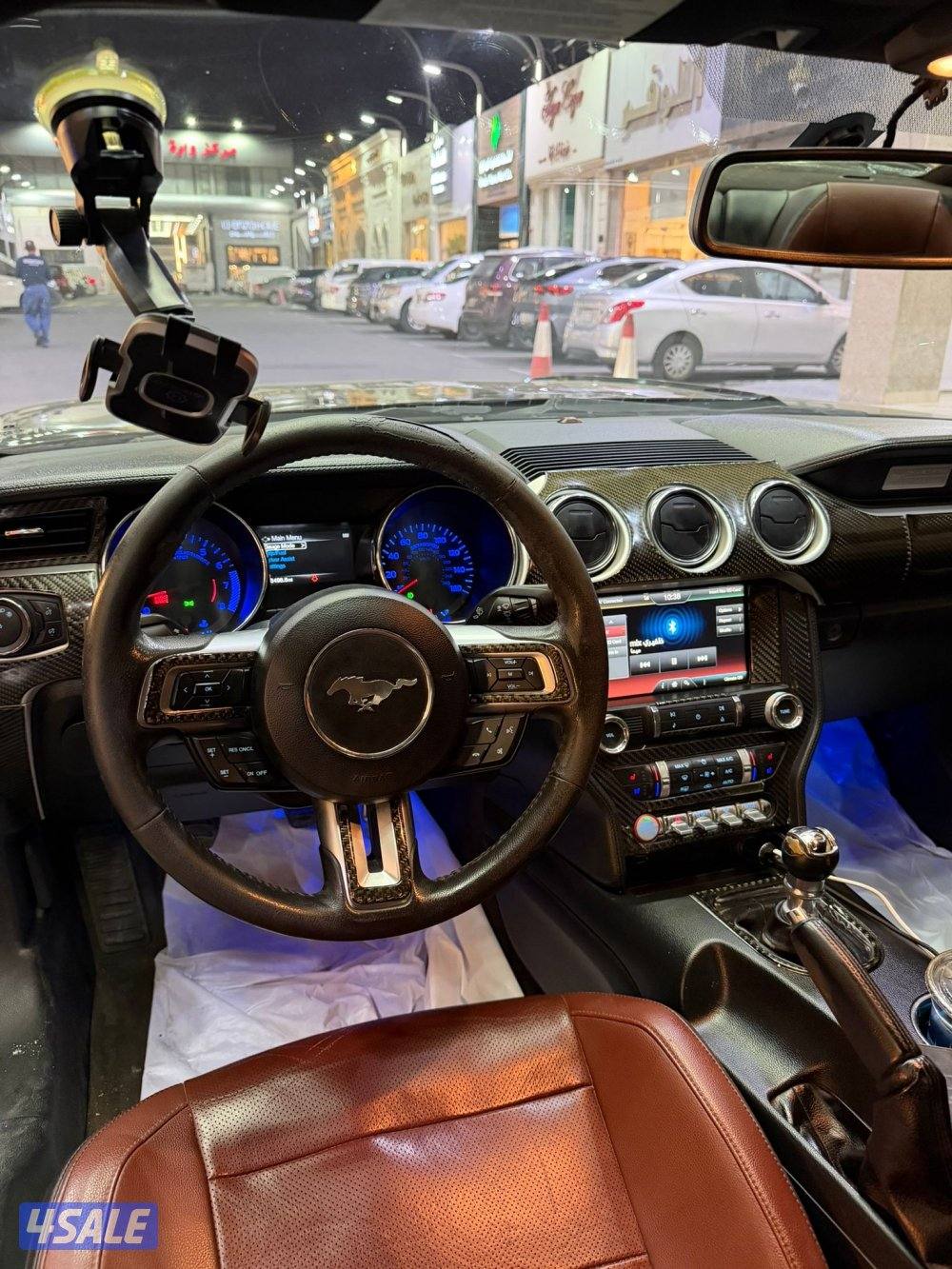 للبيع موستنق 5.0 قير عادي اعلى مواصفات بريميوم بحالة الوكالة شرط الفحص7