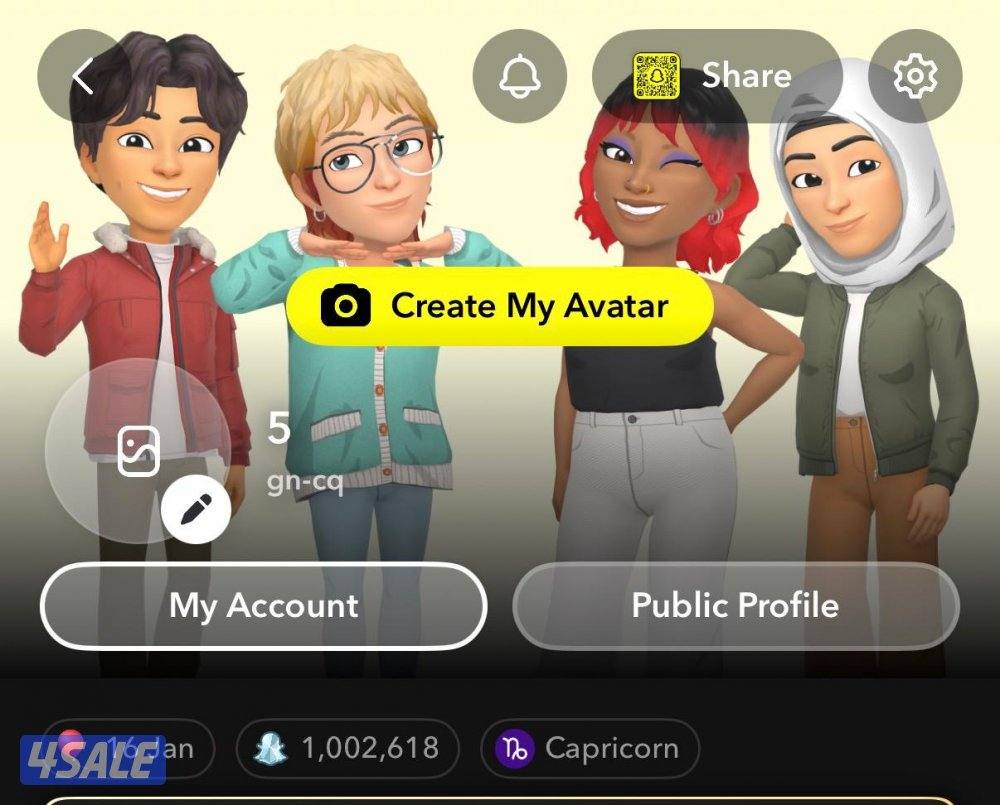 بيع حساب سناب سكور ملييون0