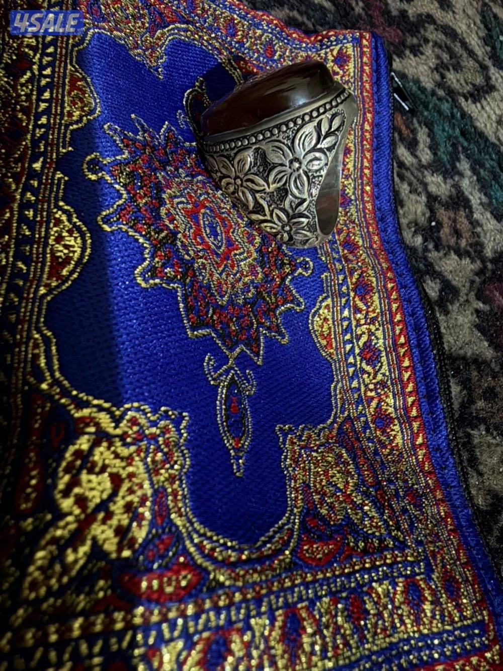 خاتم عقيق حجم راهي نقش روع2