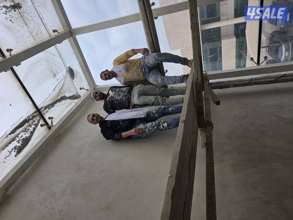 مايكروسمنت ابو مريم لجميع انواع الصبغ الدخلي والخارجي وتركيب ورق الجدر2