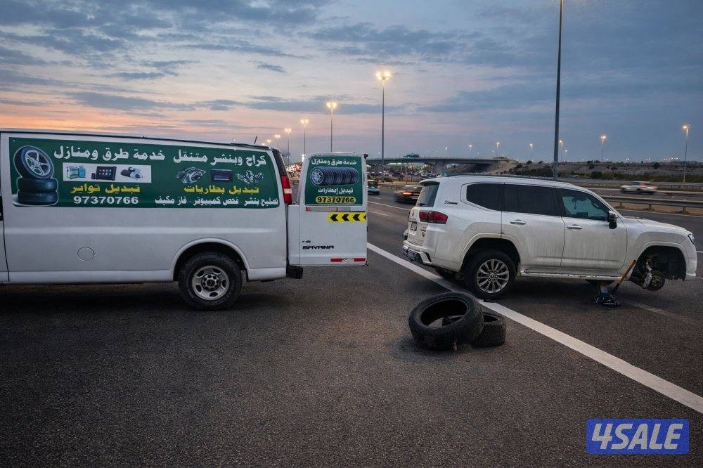 بنشر متنقل تواير بطاريات تواير تصليح بنشر تركيب سبير3