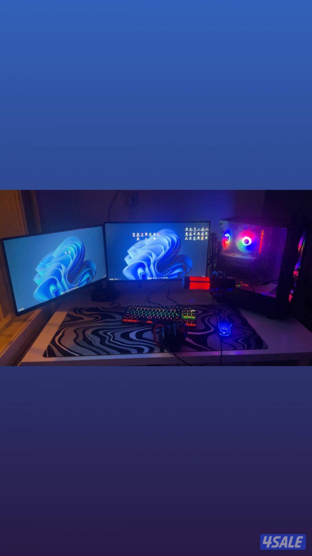 السلام عليكم للبيع بي سي نضيف استخدام شخصي و الصامل يبشر بلخير0