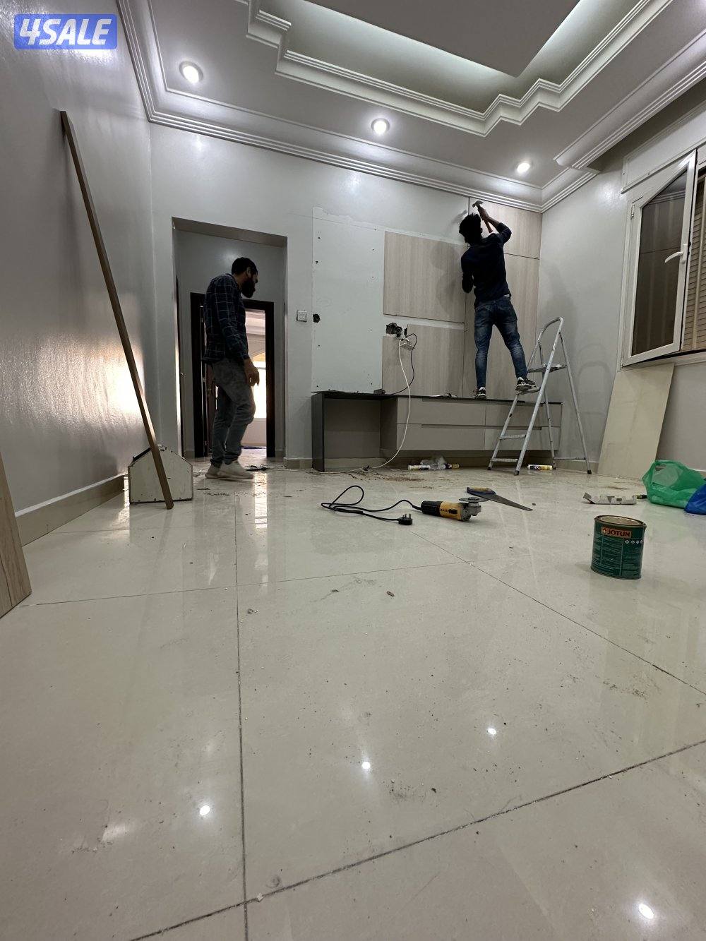 صباغ شاطر باركيه خشب بلاستك 👈🏻ورق جدران 20264