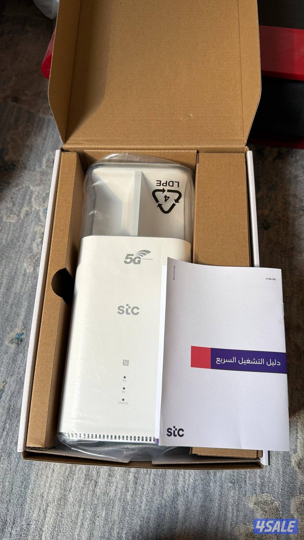 للبيع راوتر cpe 6 ultra stc فقط stc استعمال خفيييف جدااا مع كامل اغراض0