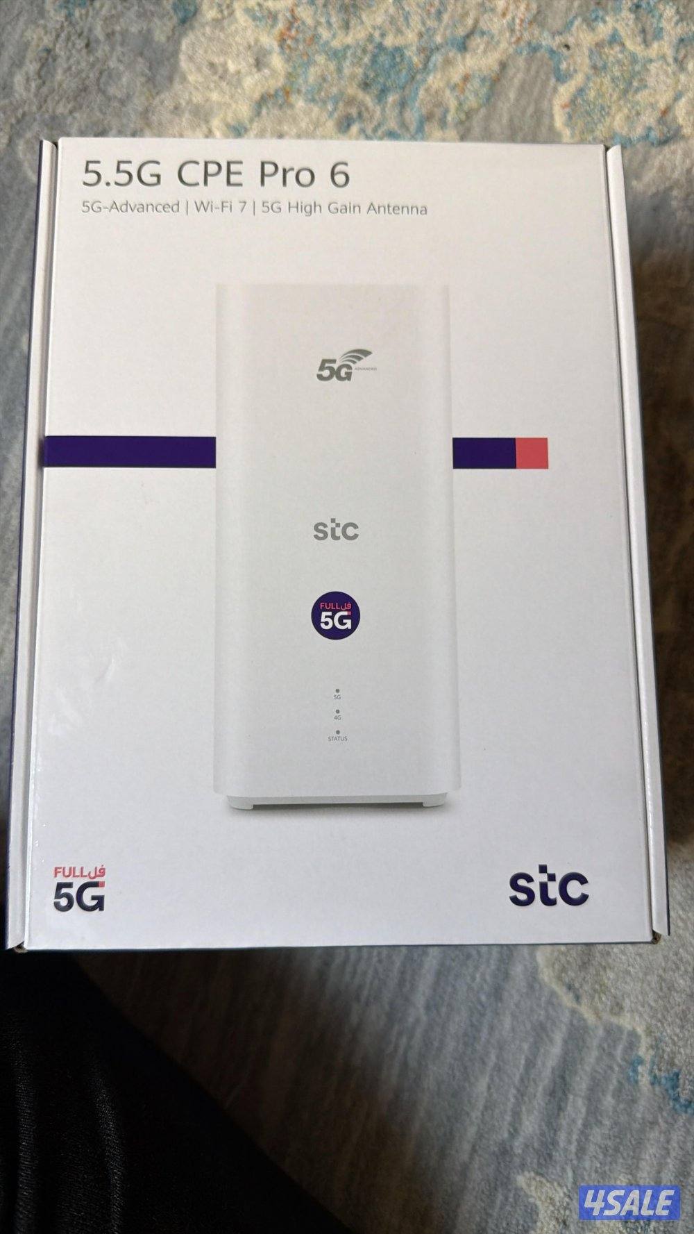 للبيع راوتر برو ٦ اس تي سي فقط مع كامل اغراضه استعمال خفيف0