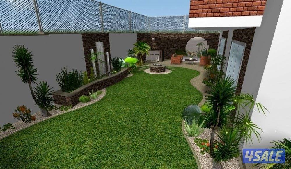 شقة مع حديقة خاصة في القرين ٣٠٠ دك  قريبة من الخدمات والمسجد0