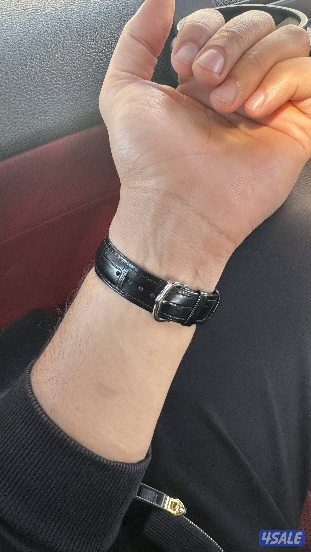 ساعة كارتير دومو جلد اسود6