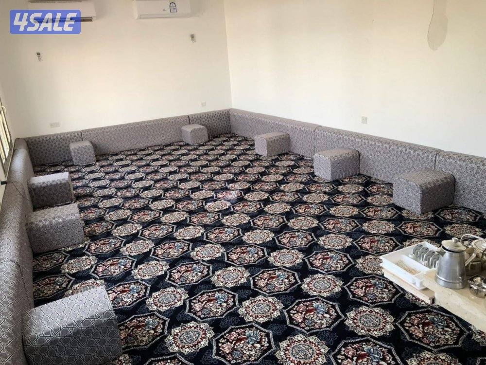 كل ما تحتاجه متوفر لدينا سجاد قص تركي ومساند ضهر تفصال وجاهز ورضيات با9