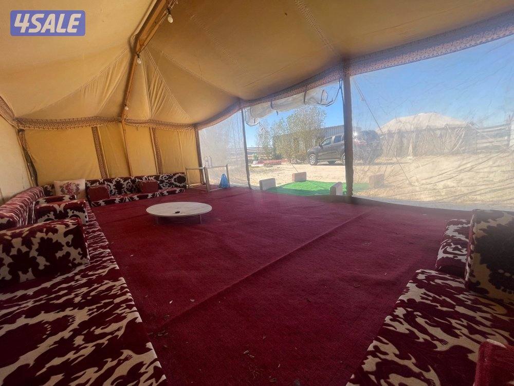 للبيع خيمة 4/7 ثلاث طبقات جملون مع الفرش والفرش جديد0