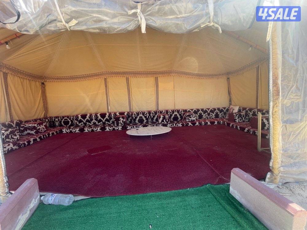 للبيع خيمة 4/7 ثلاث طبقات جملون مع الفرش والفرش جديد1