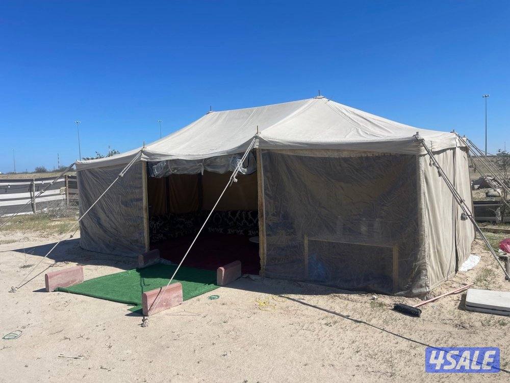 للبيع خيمة 4/7 ثلاث طبقات جملون مع الفرش والفرش جديد2