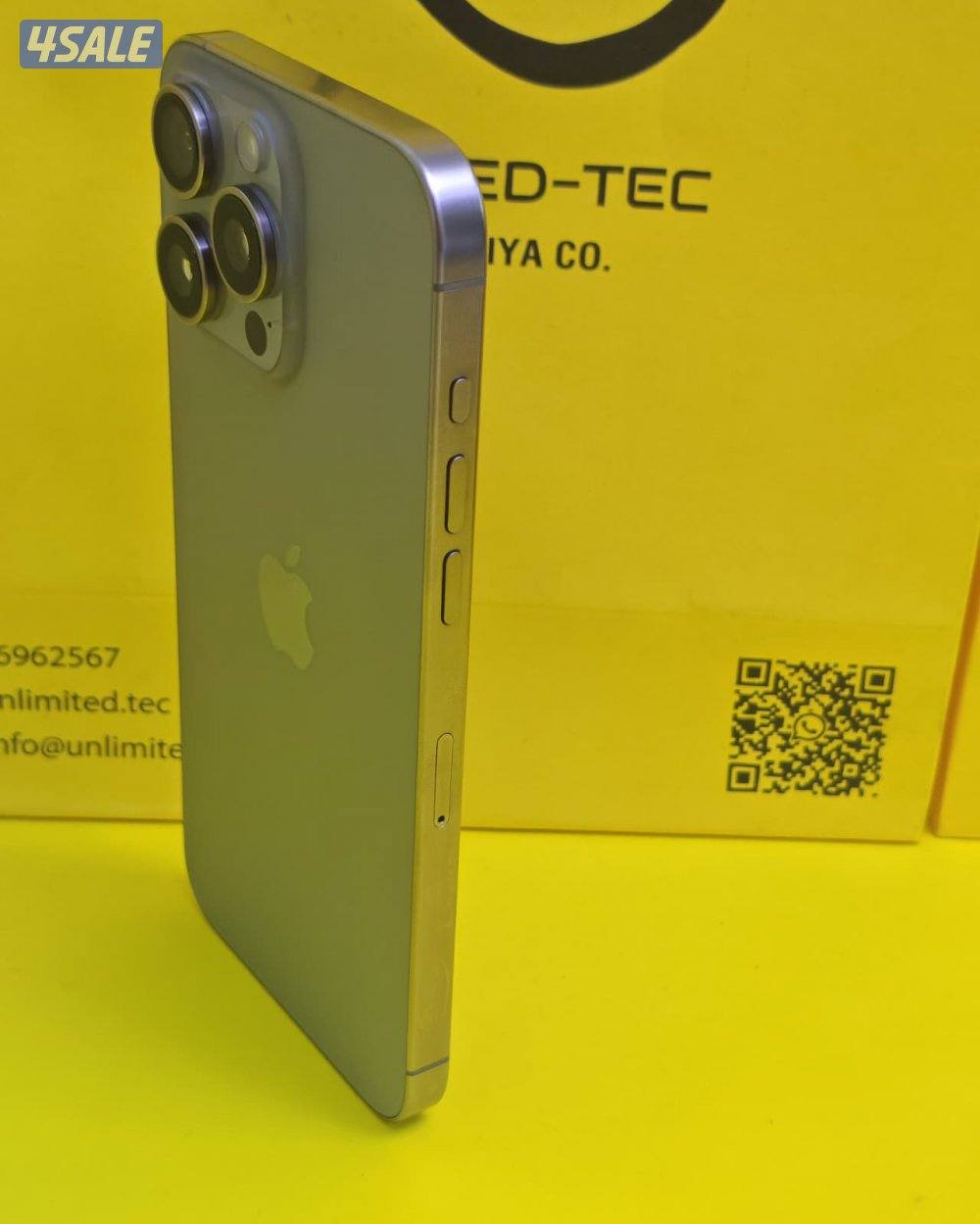 ايفون 15 برو ماكس 256 جيجا تيتانيوم مستعمل كالجديد iPhone 15 Pro Max3