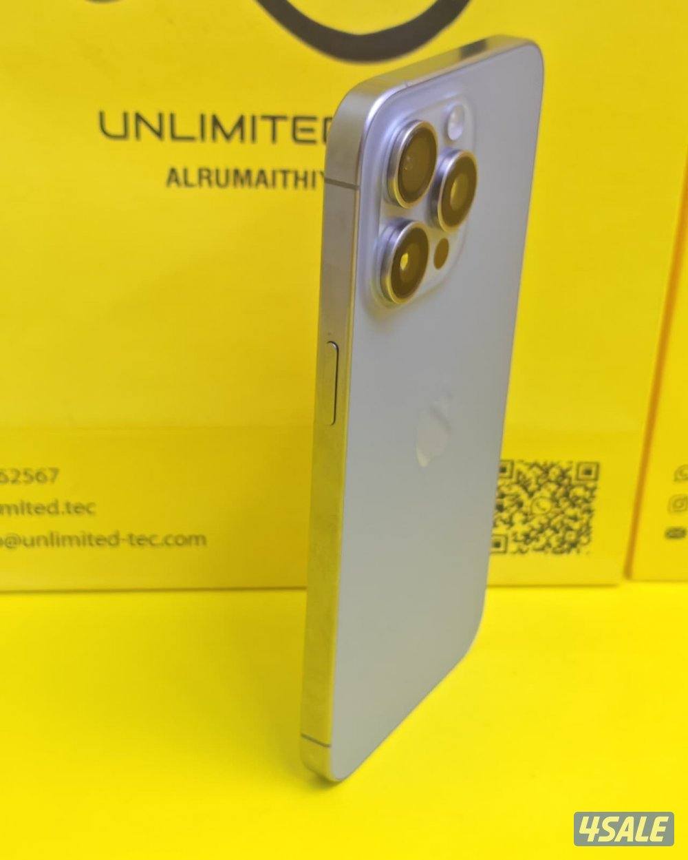 ايفون 15 برو ماكس 256 جيجا تيتانيوم مستعمل كالجديد iPhone 15 Pro Max6