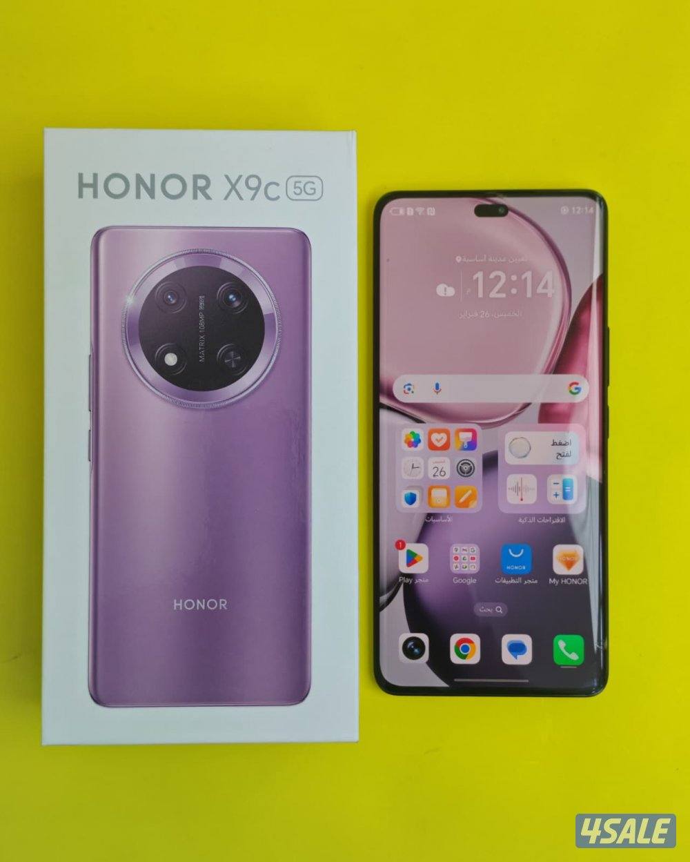 هونر X9c 5G – ذاكرة 256 جيجا أسود تيتانيوم مستعمل كالجديد Honor X9c 5G0