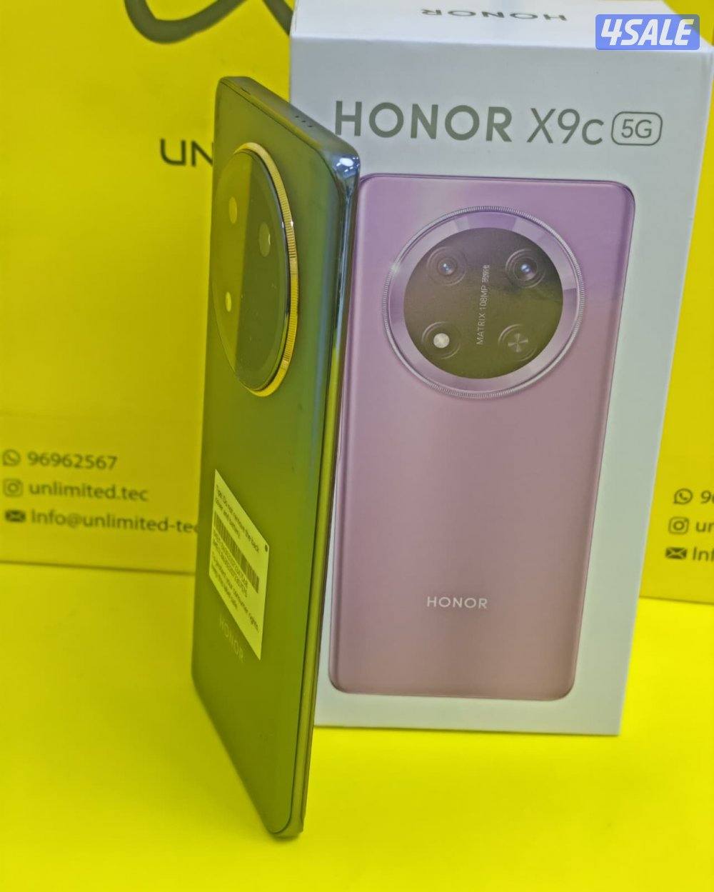هونر X9c 5G – ذاكرة 256 جيجا أسود تيتانيوم مستعمل كالجديد Honor X9c 5G5