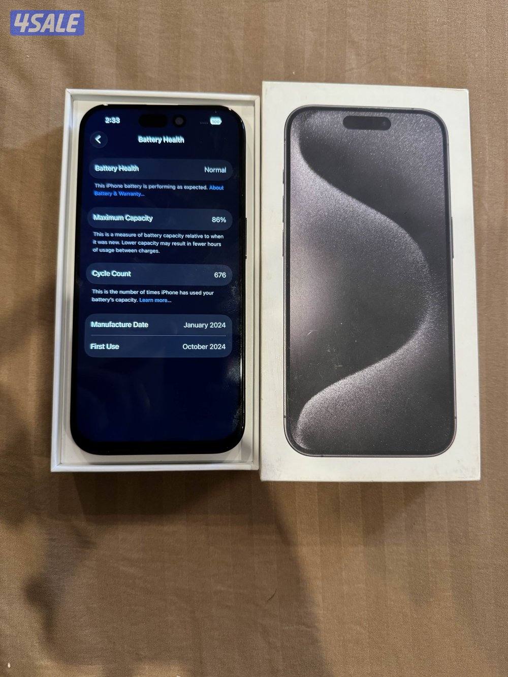 iPhone 15 pro 128gb black4