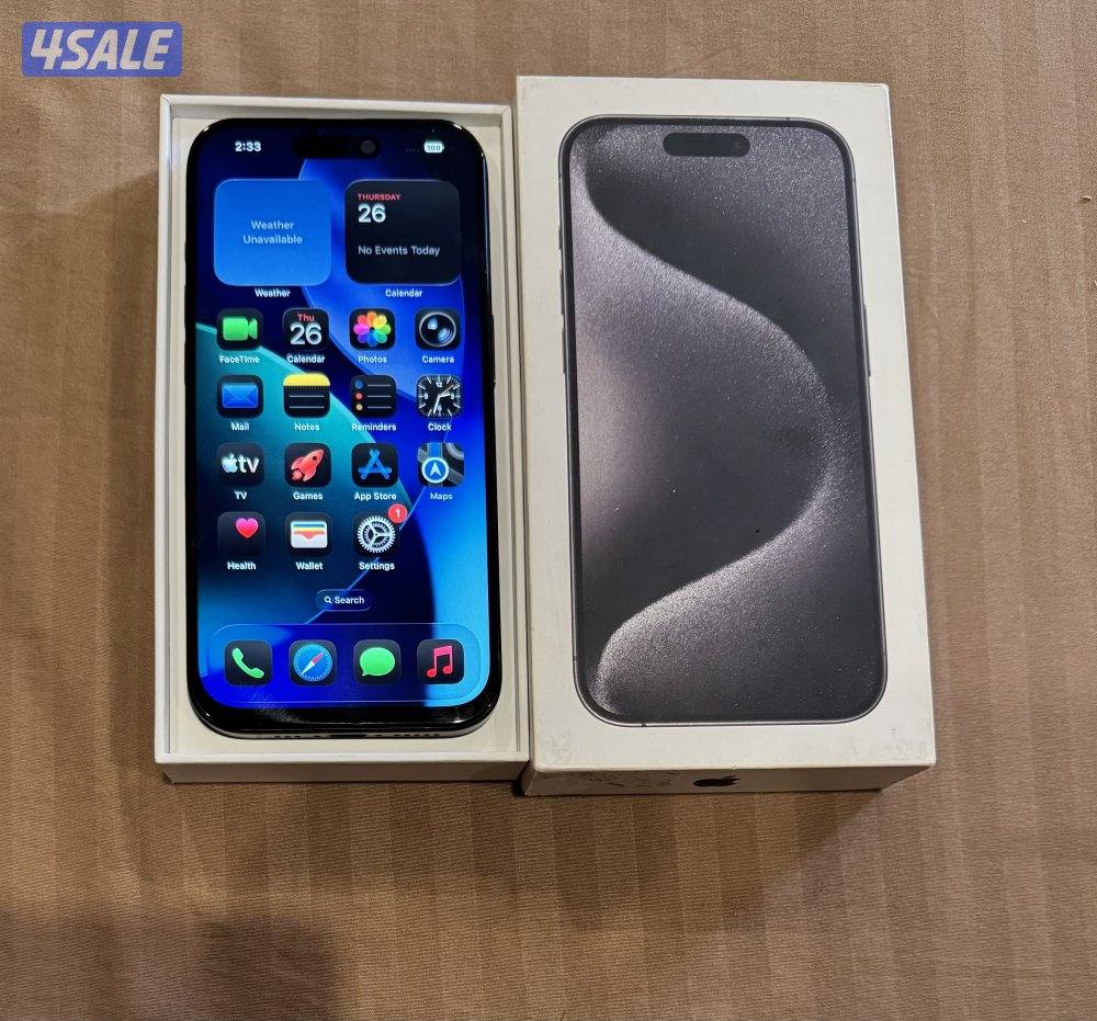 iPhone 15 pro 128gb black5