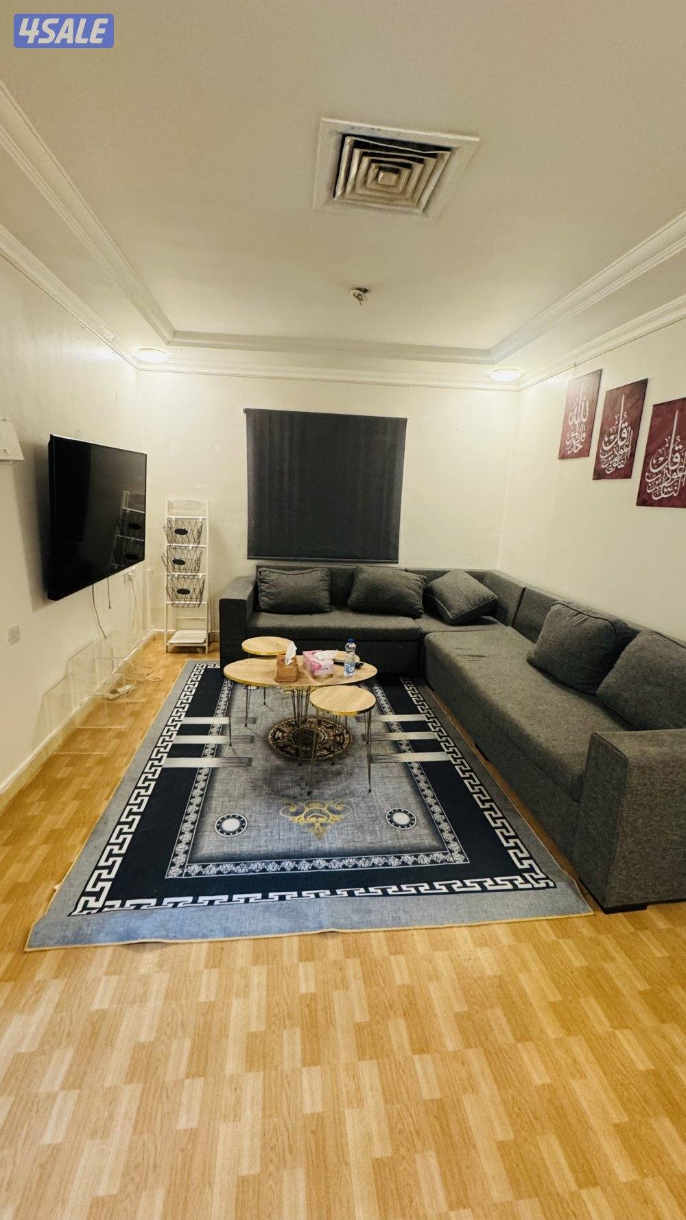 شقه خلو كامله كل شي غرفه وصاله ومطبخ وحمام0