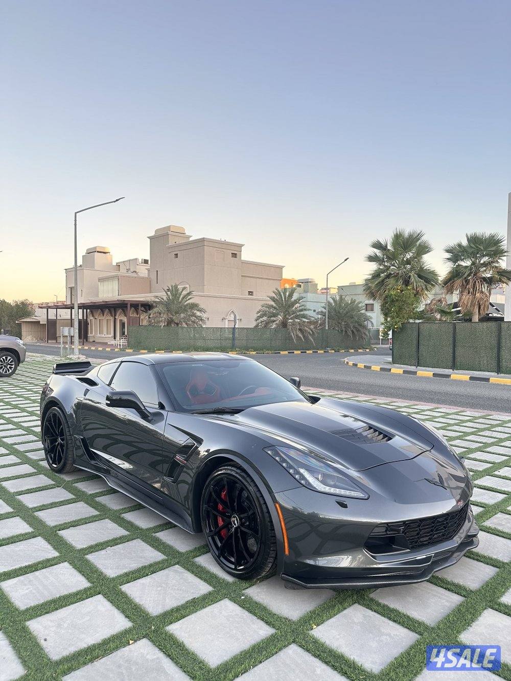 كورفيت c7 / قراند سبورت / 2017 / عداد 104/ صبغ الوكاله شرط الفحص4