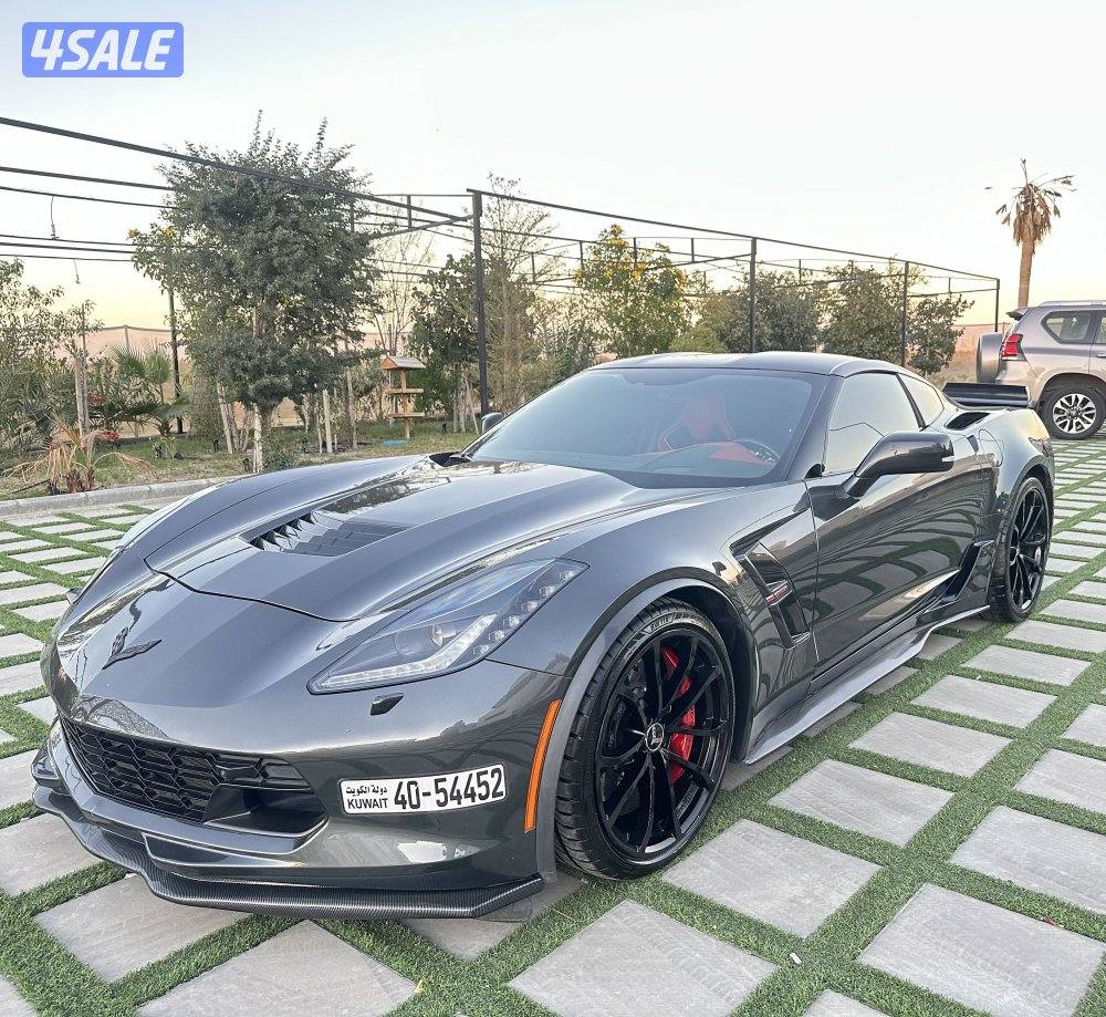 كورفيت c7 / قراند سبورت / 2017 / عداد 104/ صبغ الوكاله شرط الفحص6