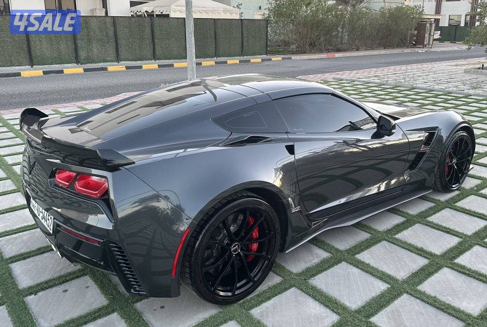 كورفيت c7 / قراند سبورت / 2017 / عداد 104/ صبغ الوكاله شرط الفحص7