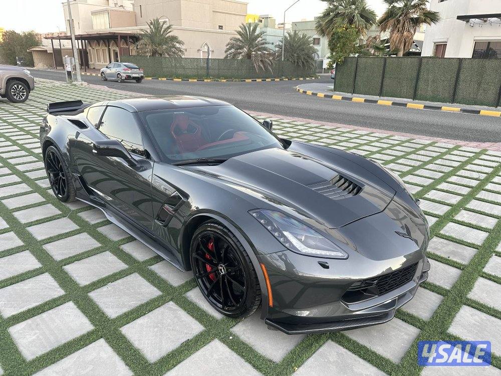 كورفيت c7 / قراند سبورت / 2017 / عداد 104/ صبغ الوكاله شرط الفحص8