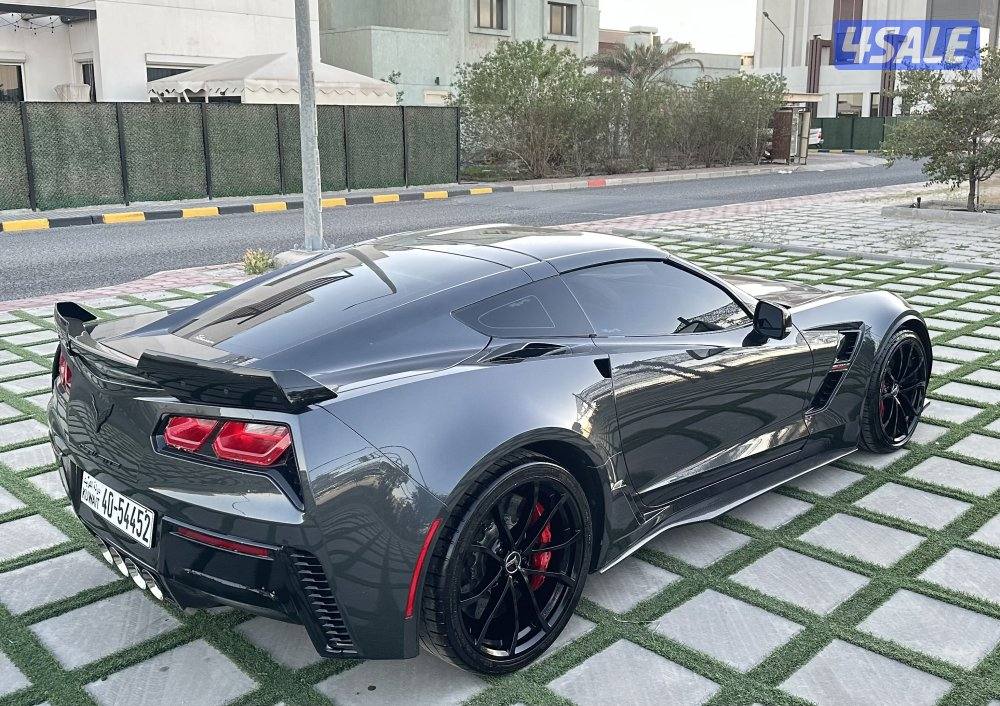 كورفيت c7 / قراند سبورت / 2017 / عداد 104/ صبغ الوكاله شرط الفحص9