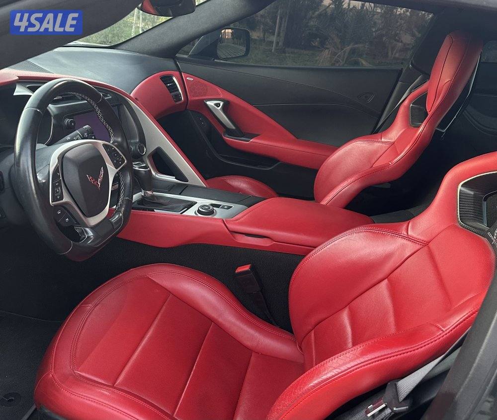 كورفيت c7 / قراند سبورت / 2017 / عداد 104/ صبغ الوكاله شرط الفحص12