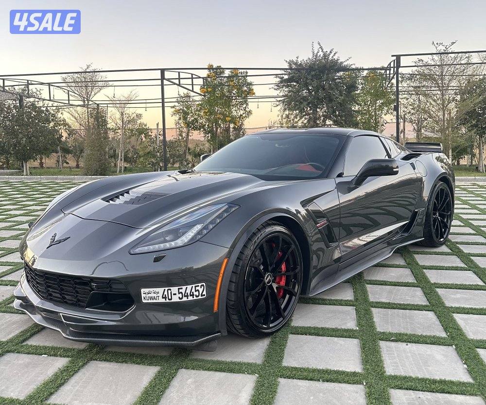 كورفيت c7 / قراند سبورت / 2017 / عداد 104/ صبغ الوكاله شرط الفحص14