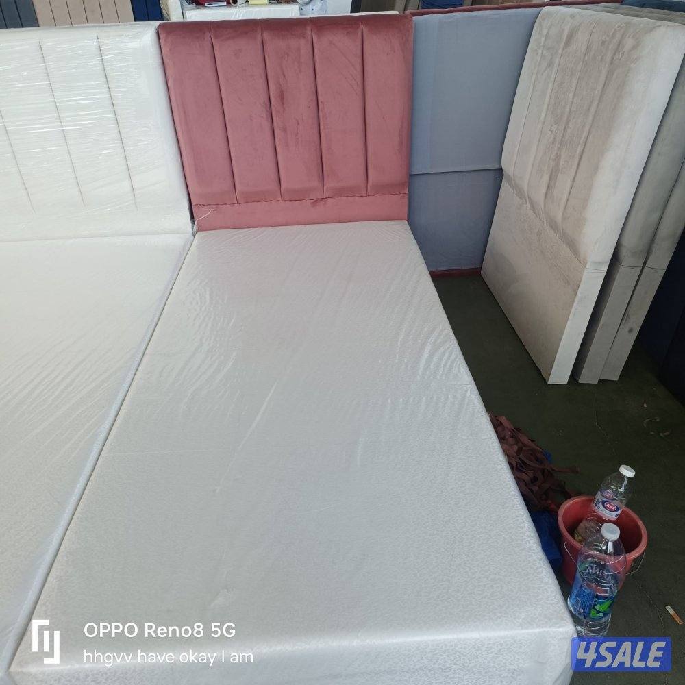 سرير سنجل +سرير دبل سرير  جميع القياسات دواشق طبيه جميع القياسات مخده6