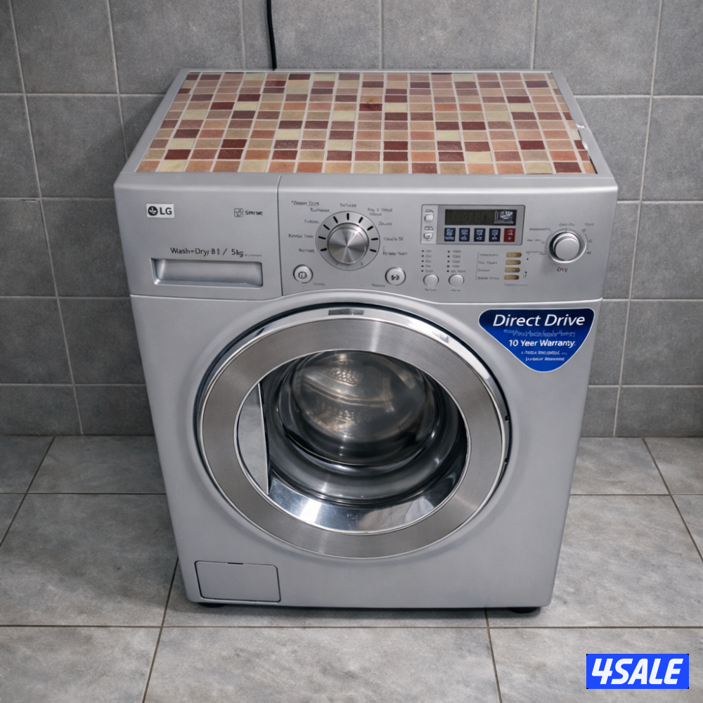 غساله ال جي تنشيف كامل بحاله ممتازه0