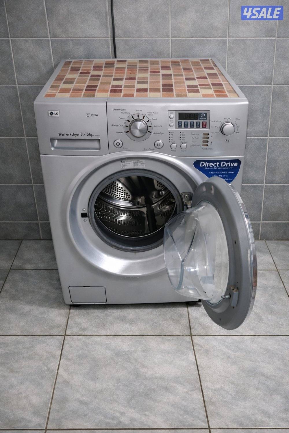 غساله ال جي تنشيف كامل بحاله ممتازه3