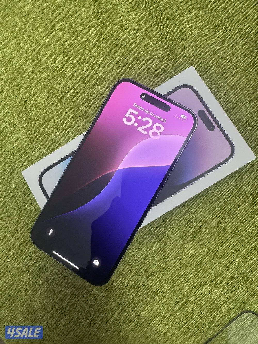 iPhone 14 Pro Max 256gb purple everything works perfect0