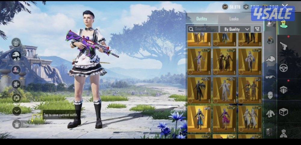 حساب ببجي للبيع0