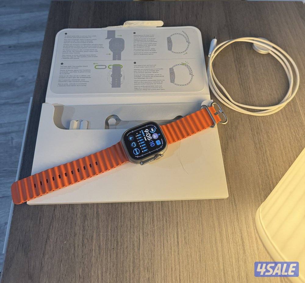 للبيع ساعة ابل الترا 2، مستعملة والسعر غير قابل للتفاوض4