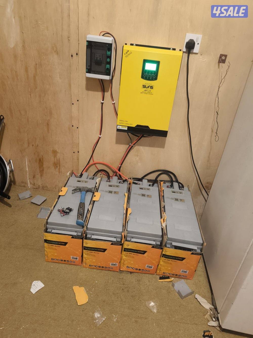 فني طاقه شمسيه واغراض طاقه وصيانه واكتشاف الاعطال بمهاره0