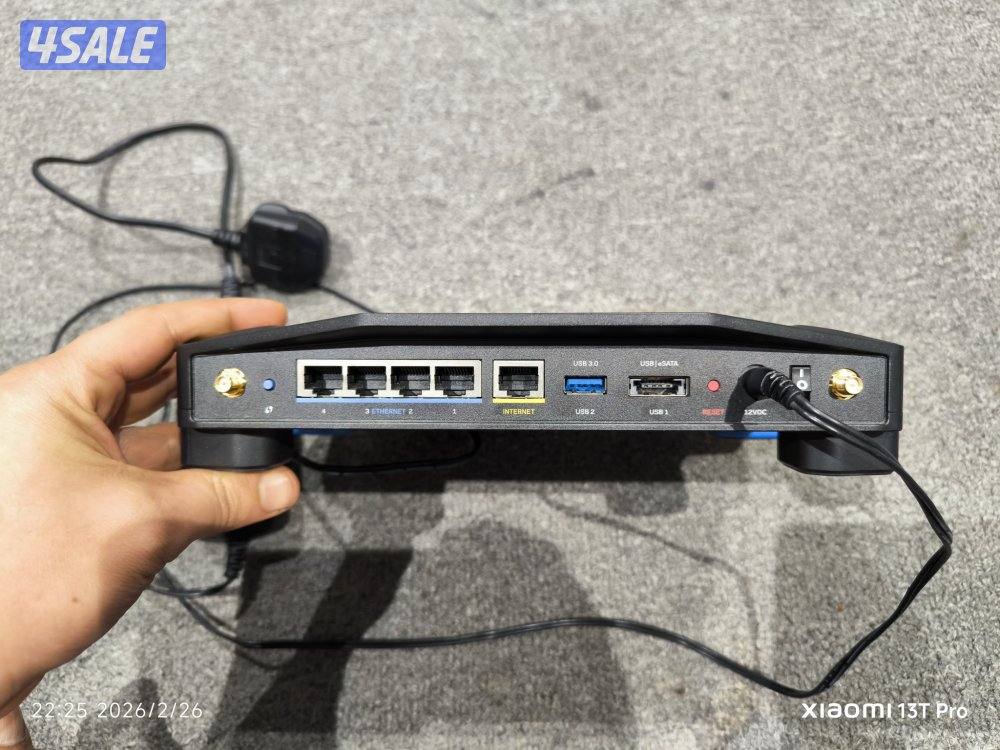 Linksys WRT1900AC Router - راوتر احترافي للألعاب والشبكات المتقدمة | O1