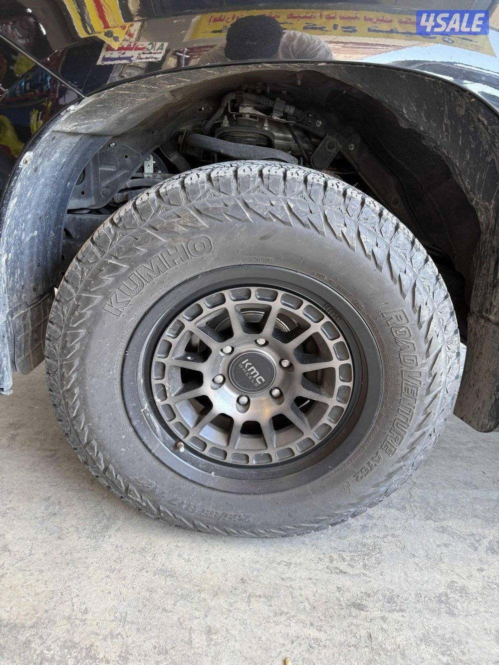 رنقات KMC حجم ١٧ كالجديد مع تواير كومهو1