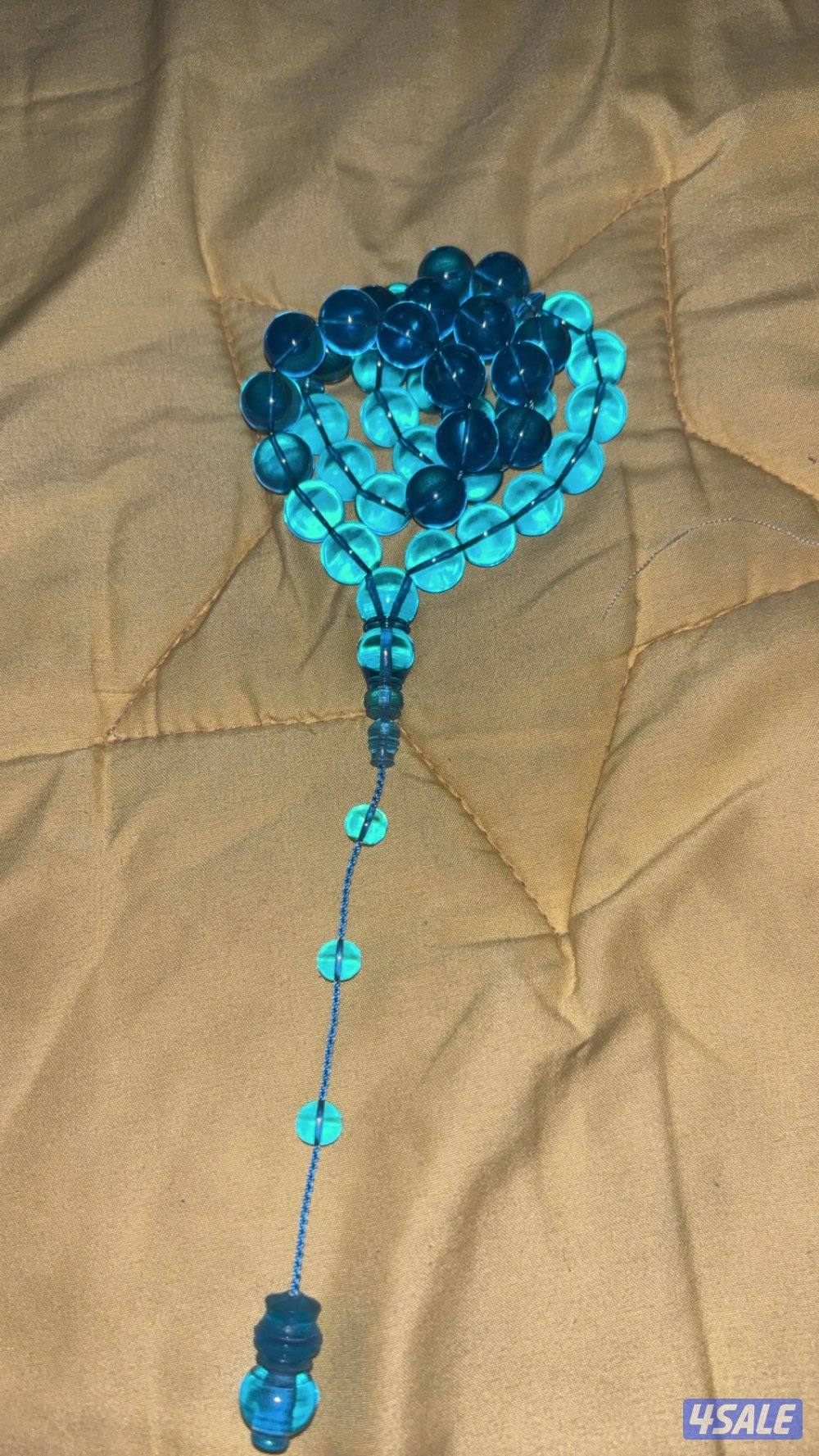 بكالايت اكوامارين33 خرزه 13 ميلي جميل شفايف السعر قابل للتفاوض1