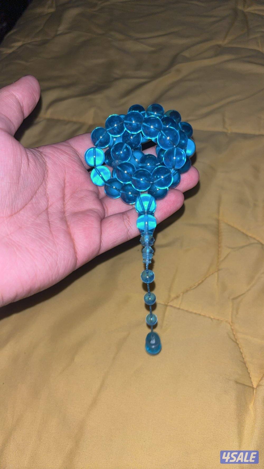 بكالايت اكوامارين33 خرزه 13 ميلي جميل شفايف السعر قابل للتفاوض0