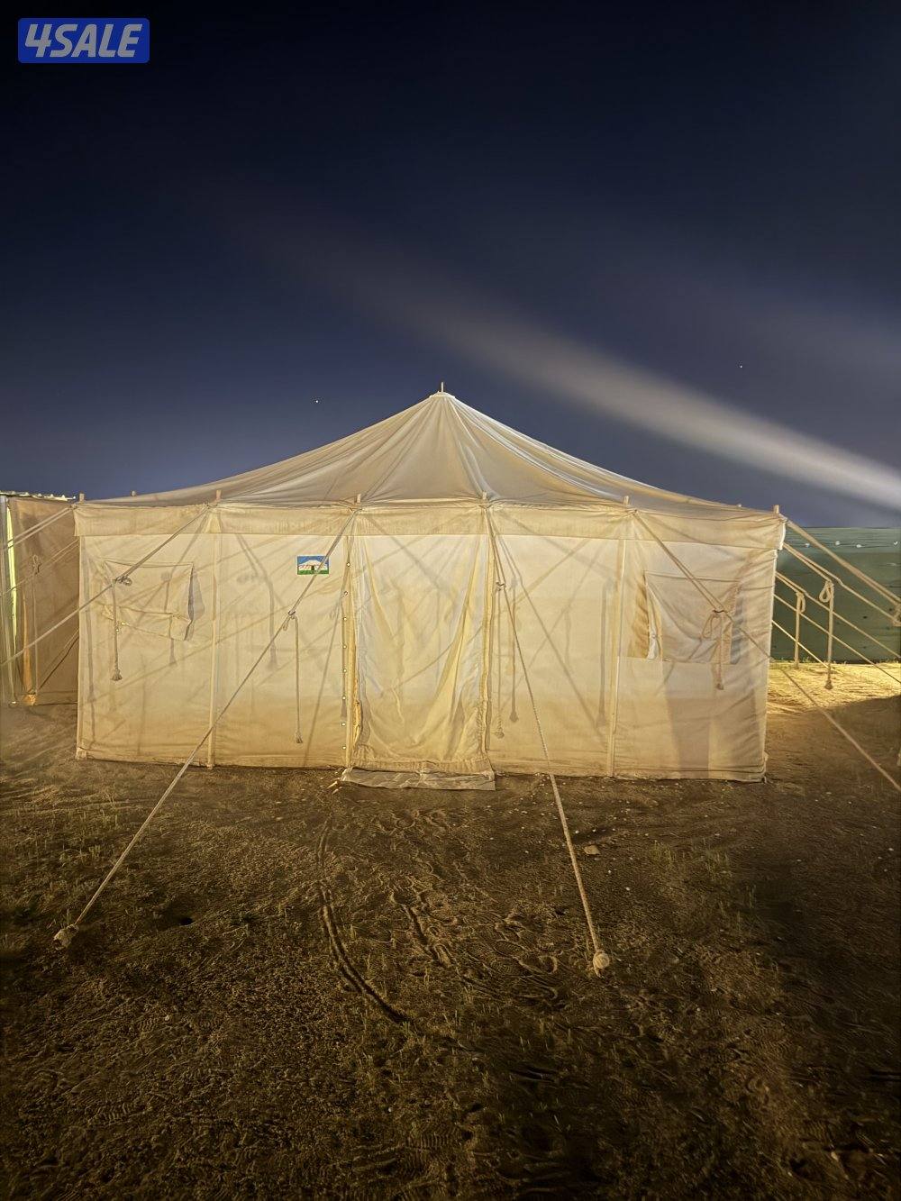 للبيع خيمة صباحية استمال موسم واحد مع جملون0
