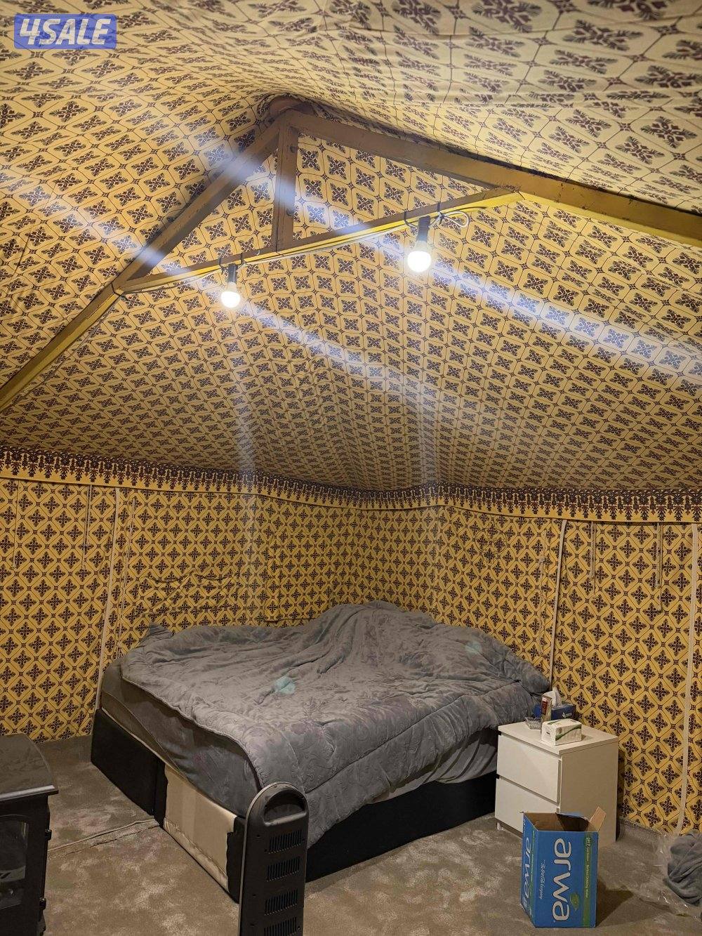 للبيع خيمة صباحية استمال موسم واحد مع جملون2