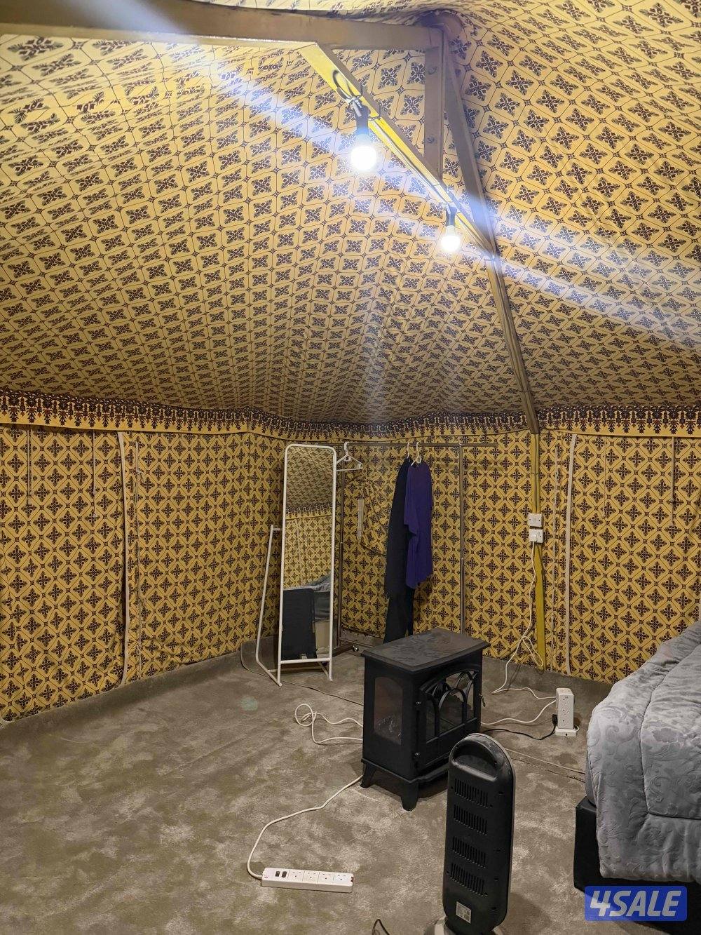 للبيع خيمة صباحية استمال موسم واحد مع جملون3